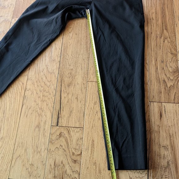 Black Wool Pants Banana Republic Mid Rise Lined 0 Petite - Picture 6 of 10